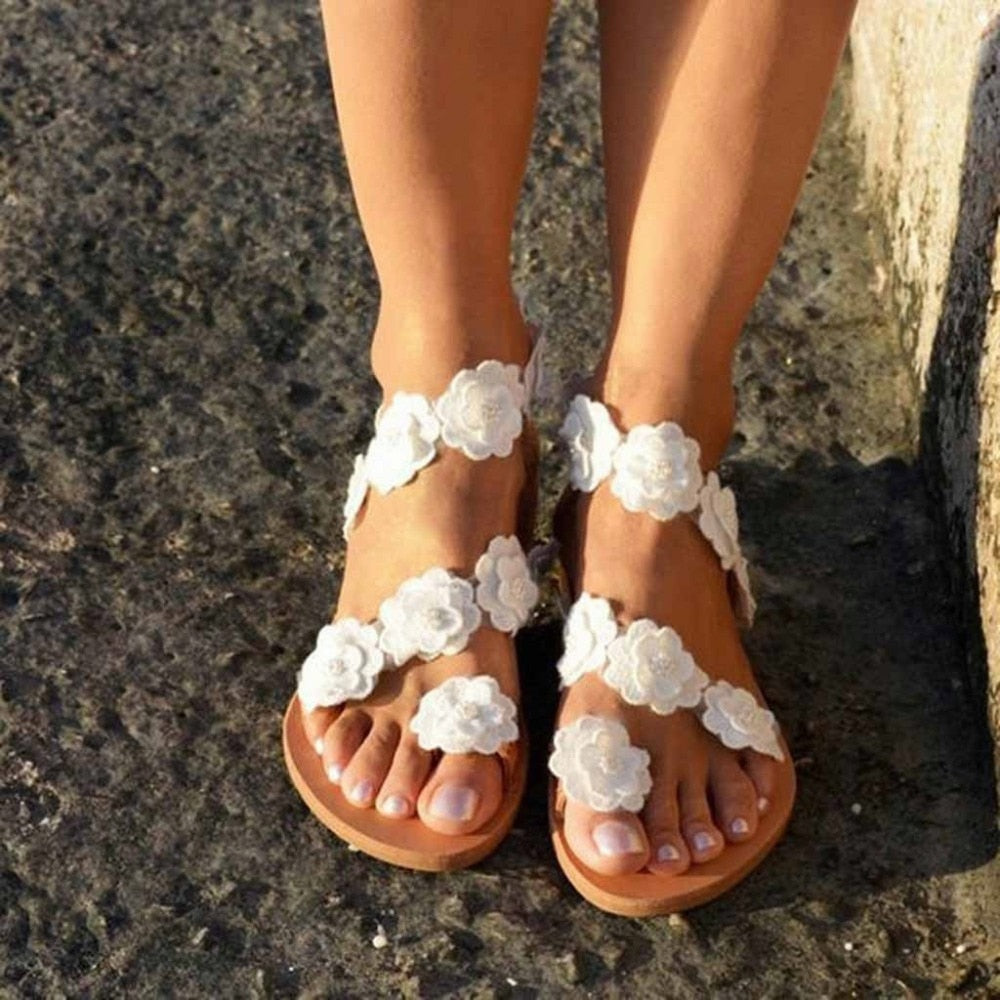 YOUYEDIAN 2019 New arrival Fashion Womens Toe Flower