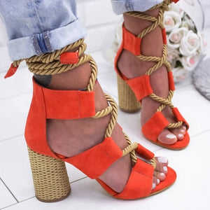 Women New Sandals Women High Heel Peep