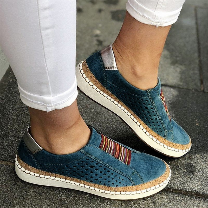 PUIMENTIUA Leather Loafers Shoes Women