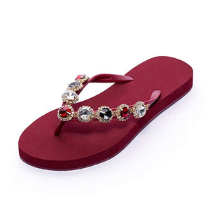 Women Sandals 2019 Summer New Arrival Chic Flat Bling