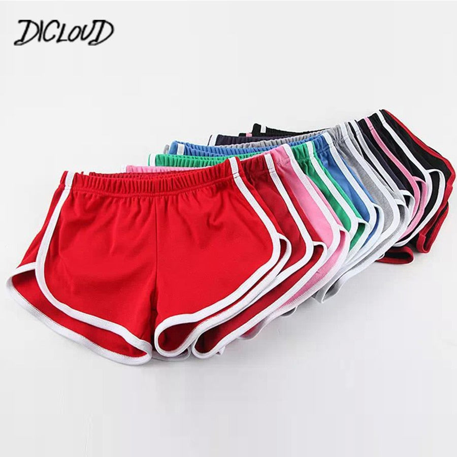 DICLOUD Fashion Stretch Waist Casual Shorts Woman