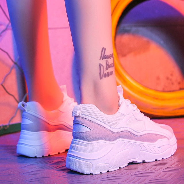 Women Shoes 2019 New Chunky Sneakers For Women