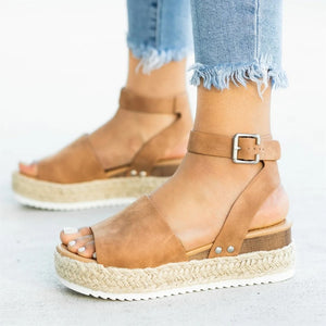 Women Sandals Plus Size Wedges Shoes For