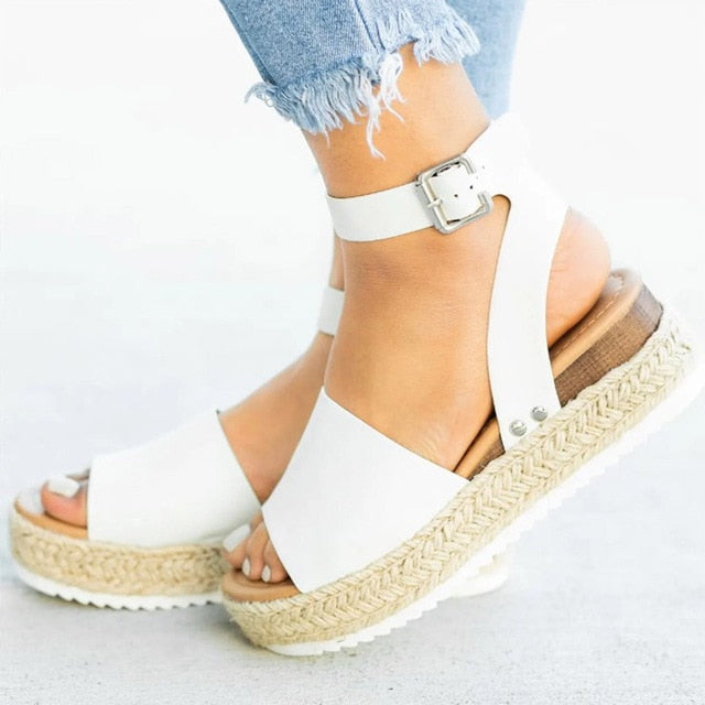 Women Sandals Plus Size Wedges Shoes For