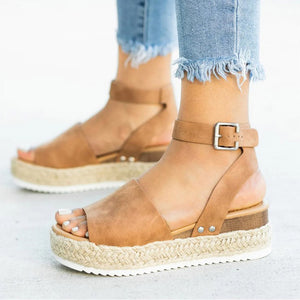 Women Sandals Plus Size Wedges Shoes For