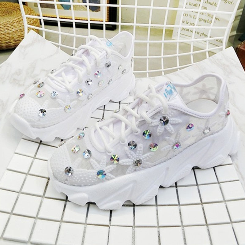 Women White Sneakers Fashion